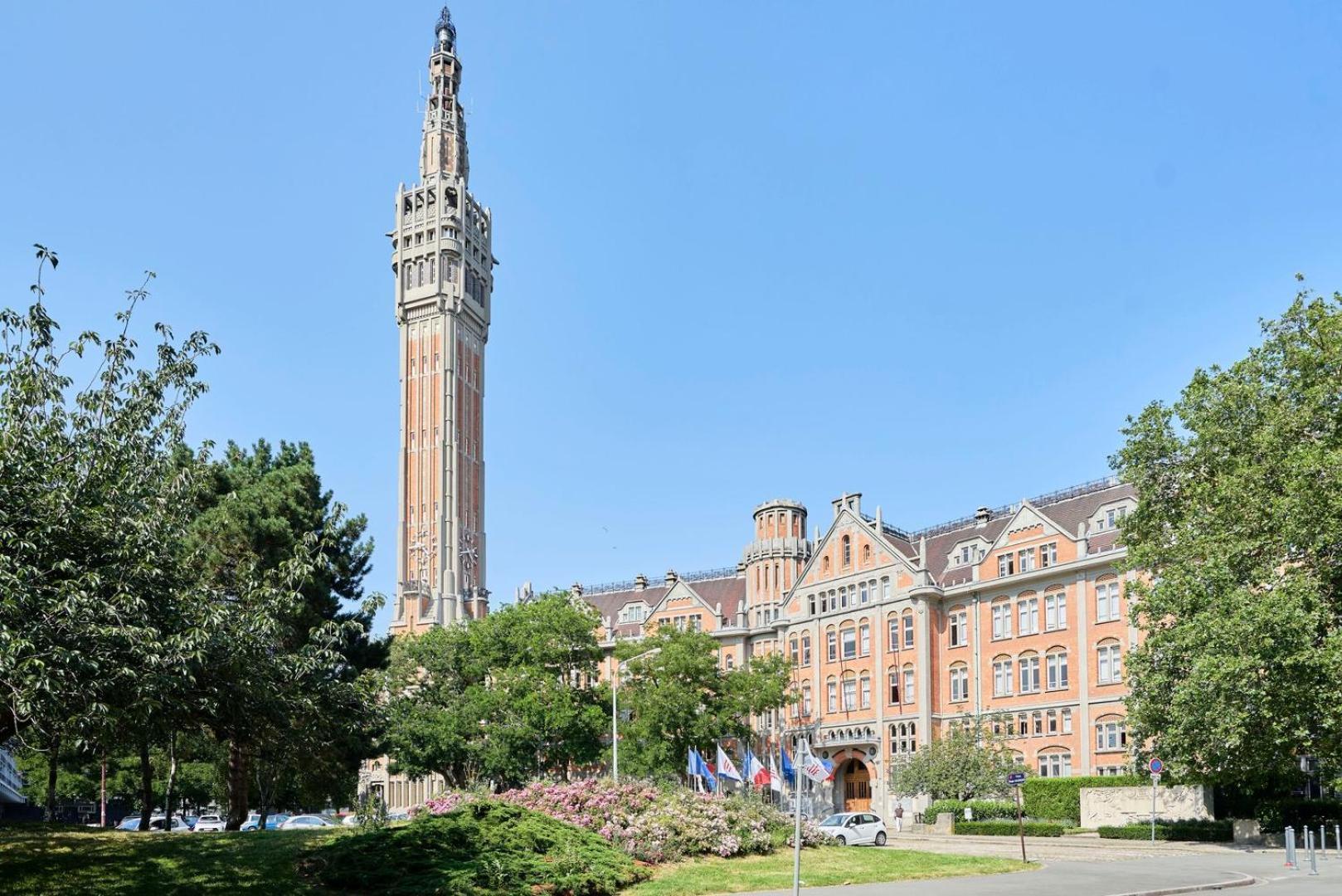 Lille Centre - Superb Bright Apartment Parking Exterior foto