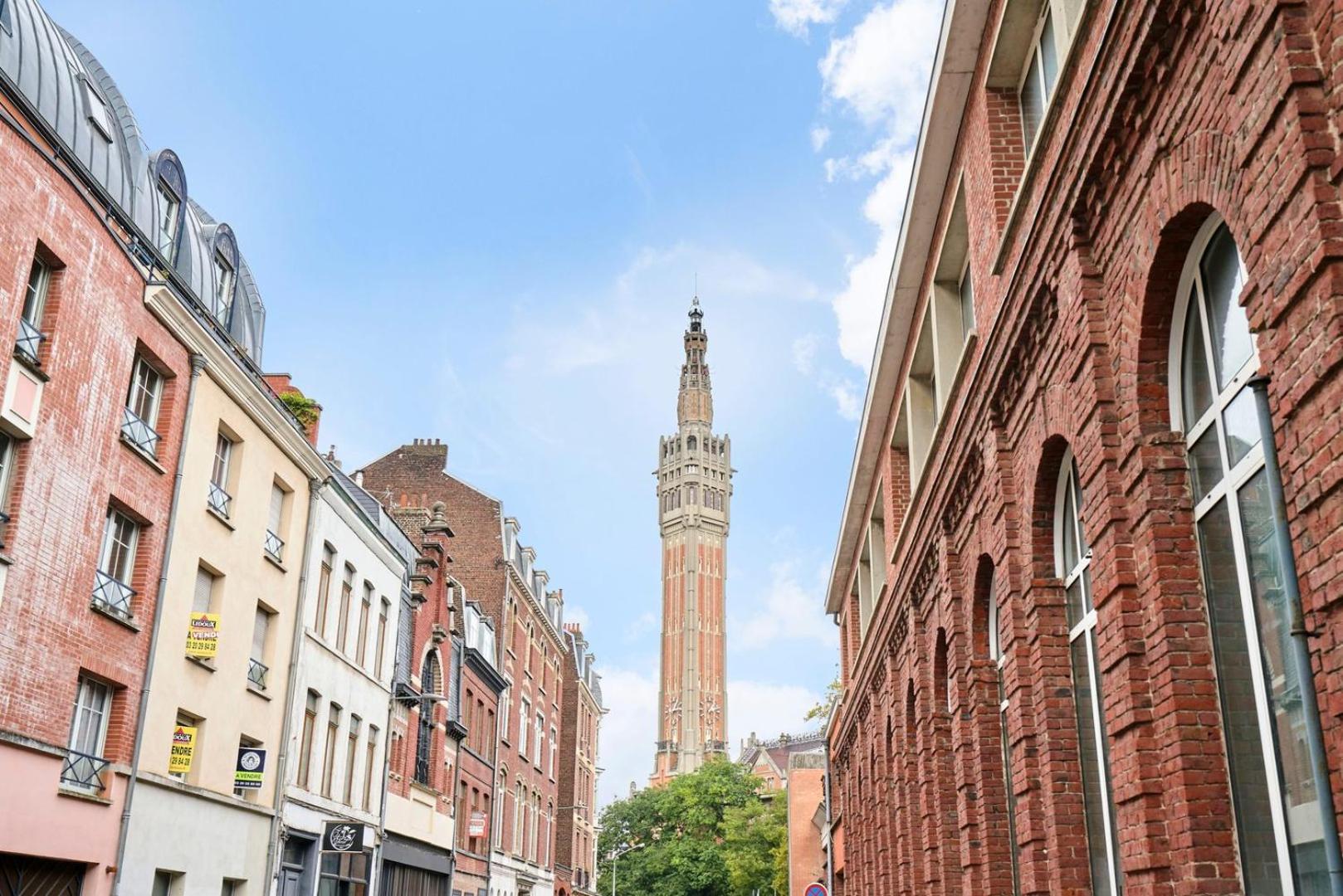 Lille Centre - Superb Bright Apartment Parking Exterior foto